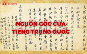 Nguồn gốc của tiếng Trung Quốc 
