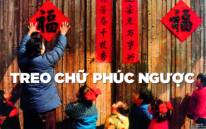 Chữ Phúc treo ngược 